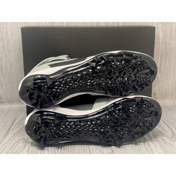 Nike Air Jordan 1 Mid TD Shadow 2.0 Football Cleat FJ6805-002 Black Grey Size 14 main image 8